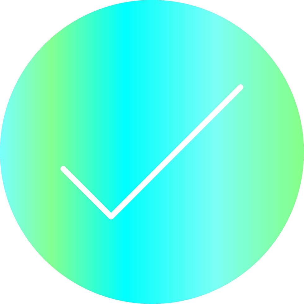 Tick Creative Icon Design vector