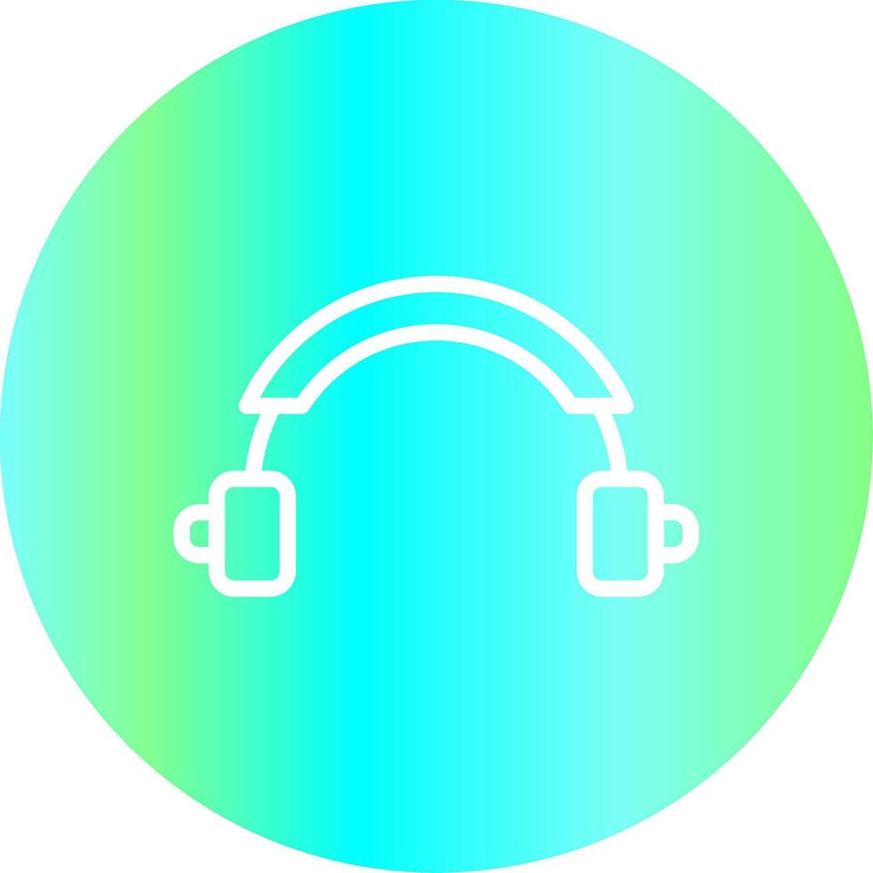 Headphone Creative Icon Design vector