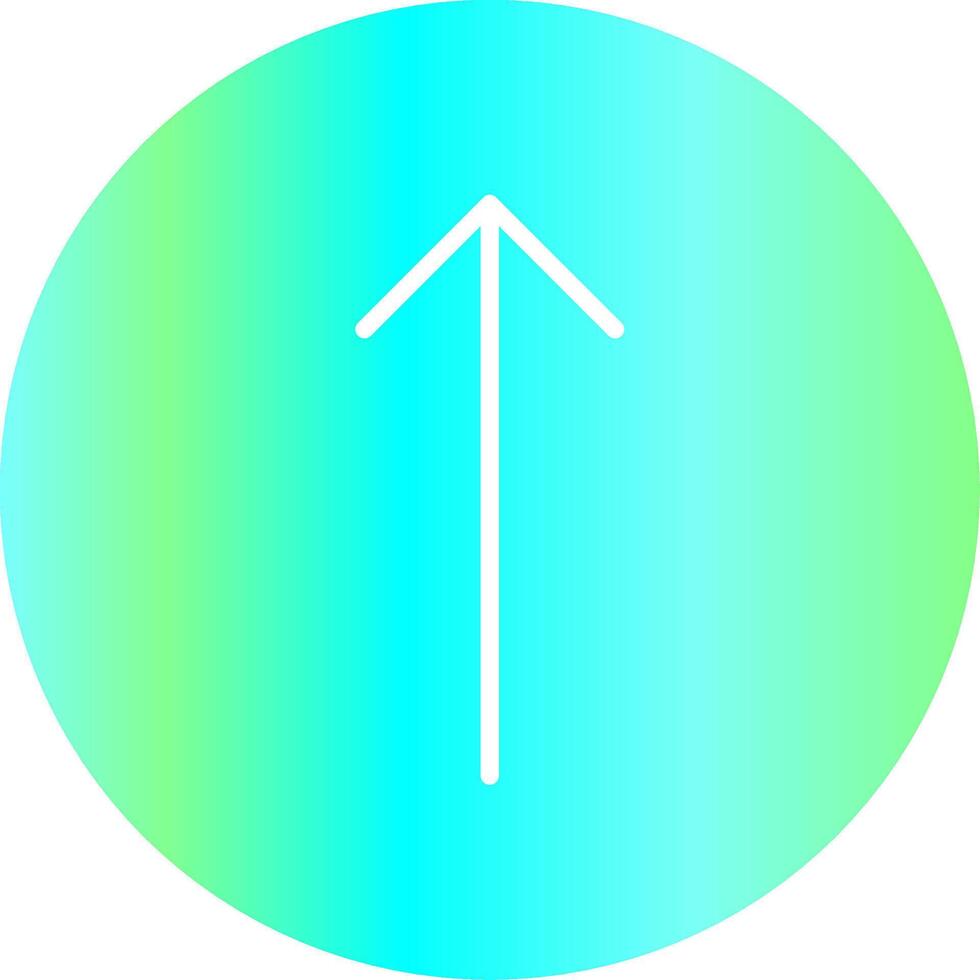 Up Arrow Creative Icon Design vector