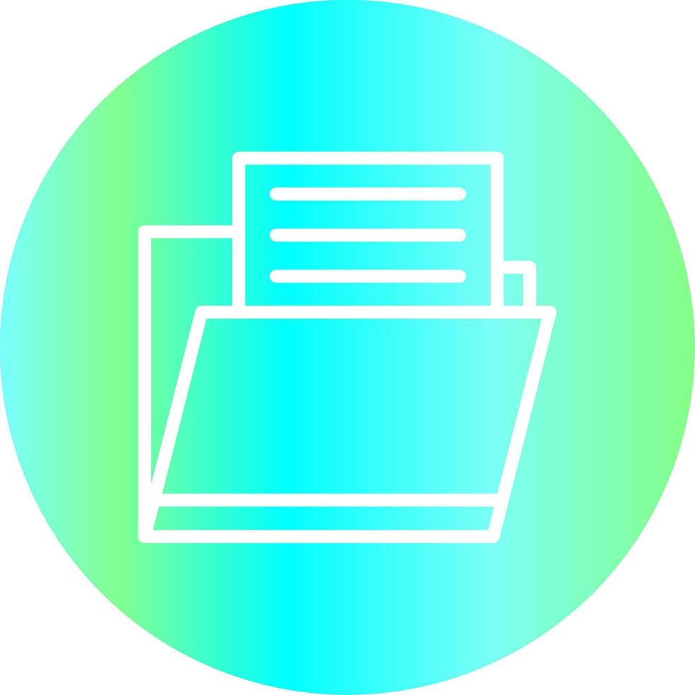 Document Folder Creative Icon Design vector
