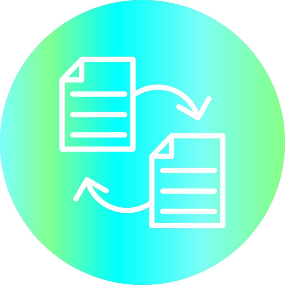 Copy Document Creative Icon Design vector