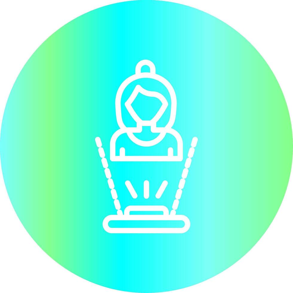 Hologram Creative Icon Design vector