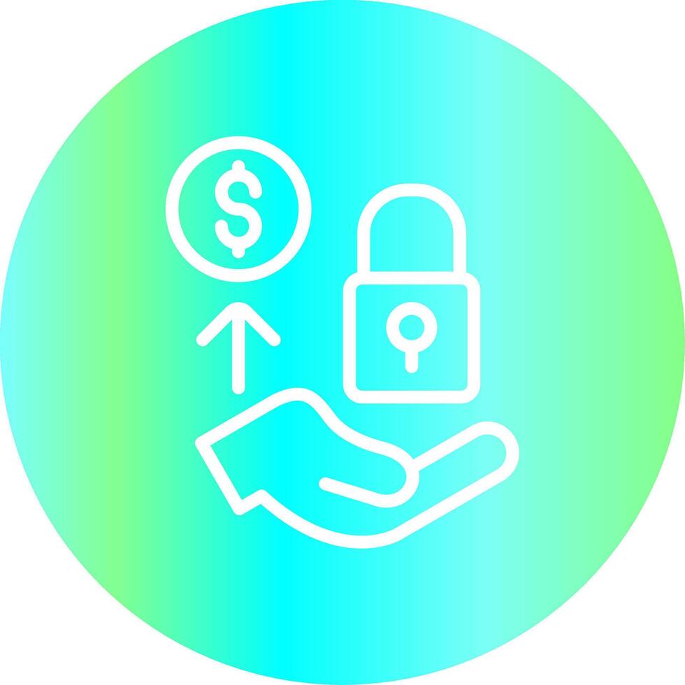 Private Offering Creative Icon Design vector