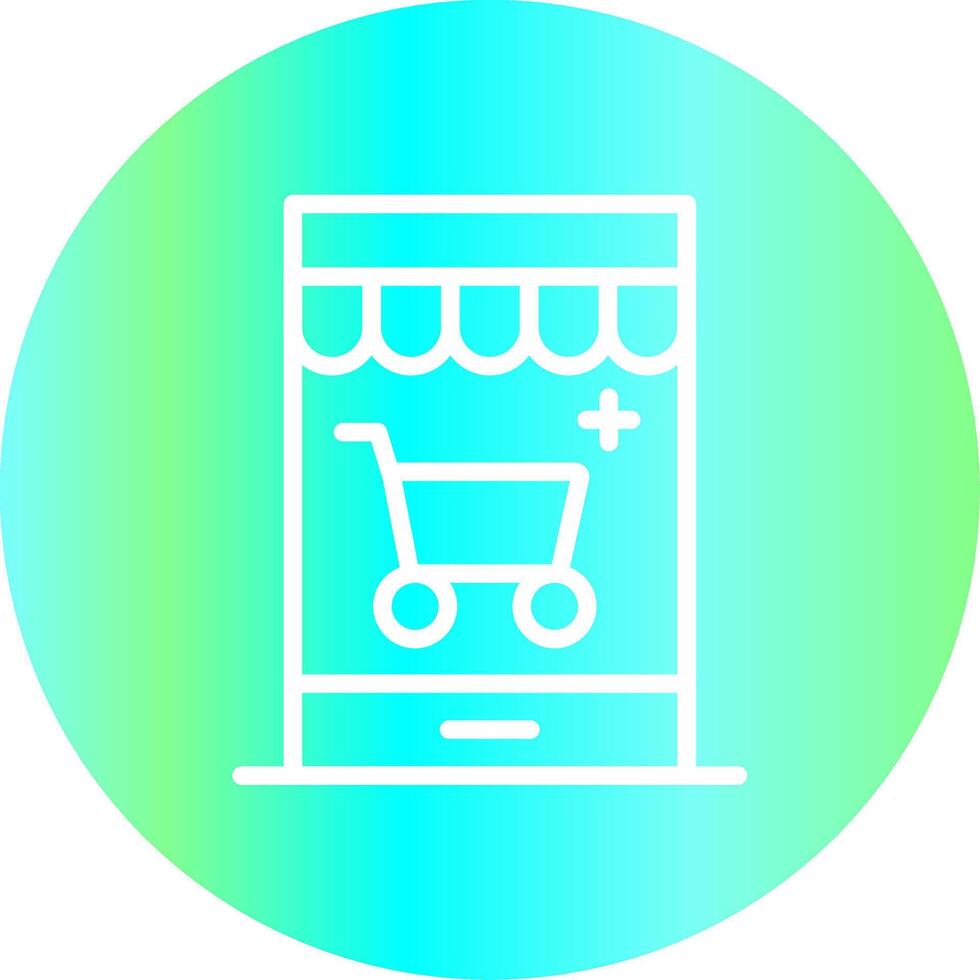 Personalized Web Store Creative Icon Design vector