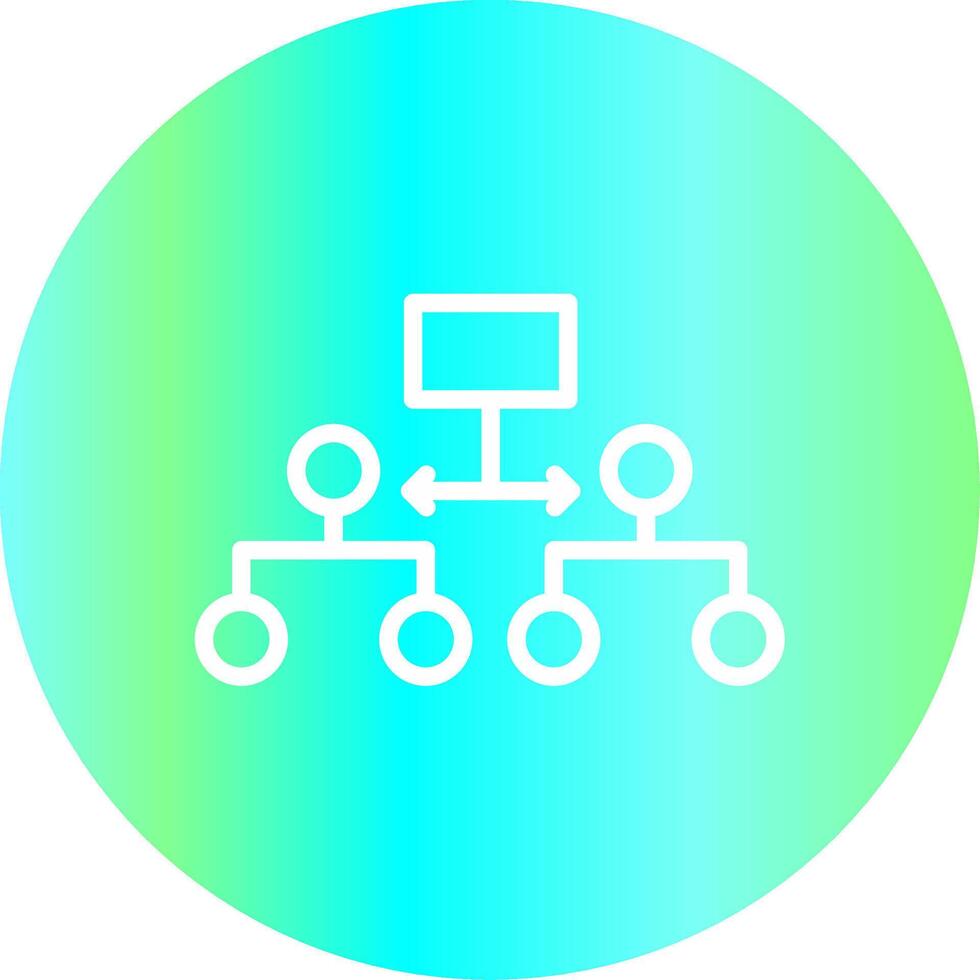 Labeled Hierarchy Creative Icon Design vector