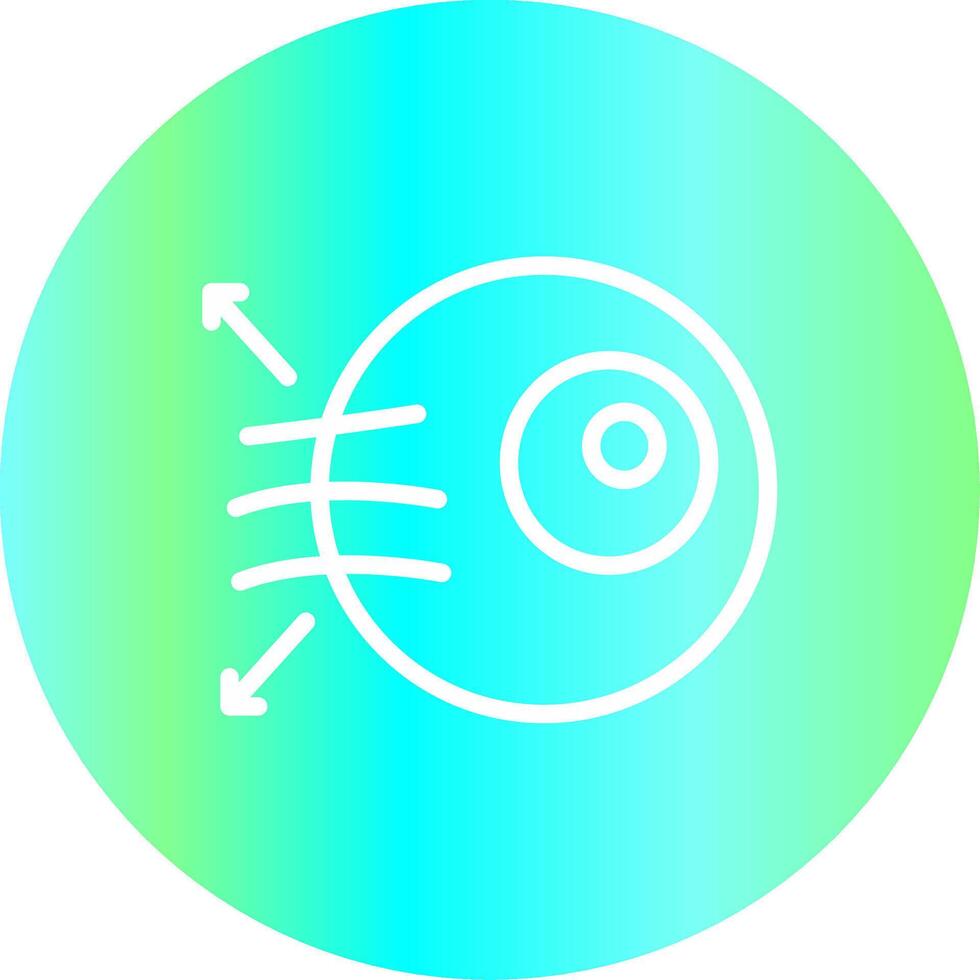 Ocular Hypertension Creative Icon Design vector