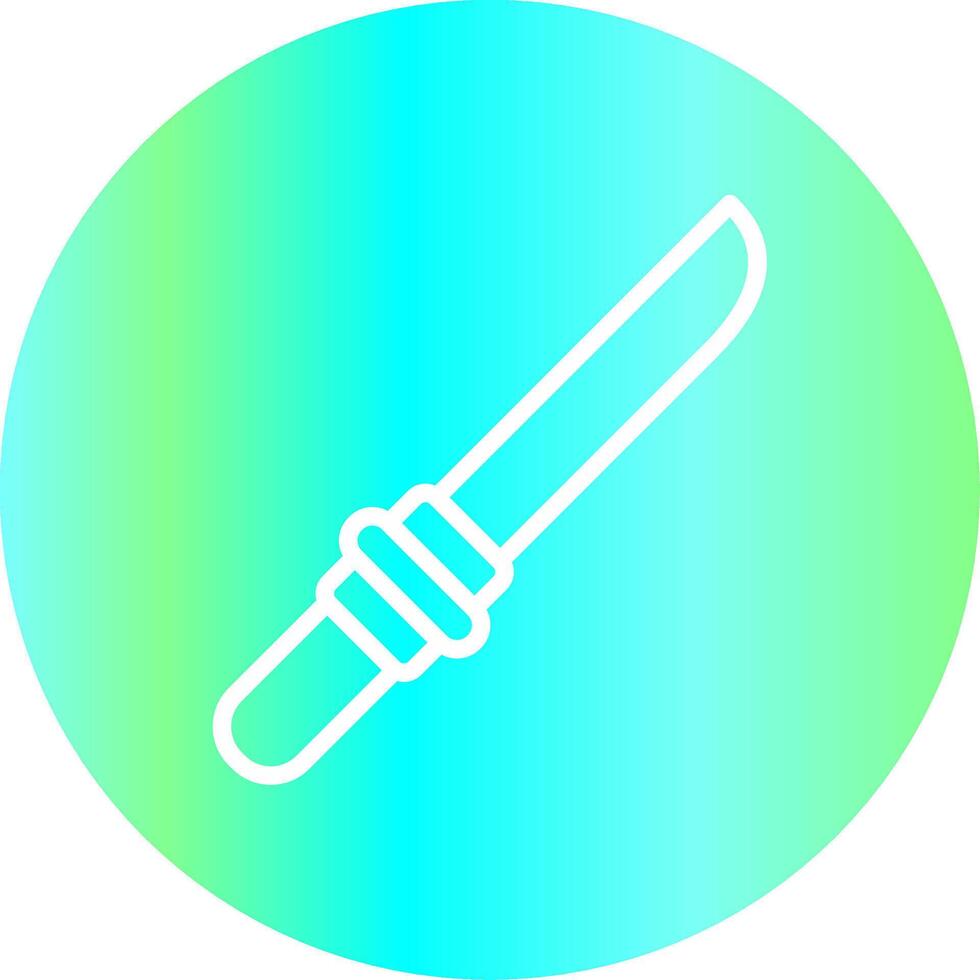 diseño de icono creativo de cuchillo vector