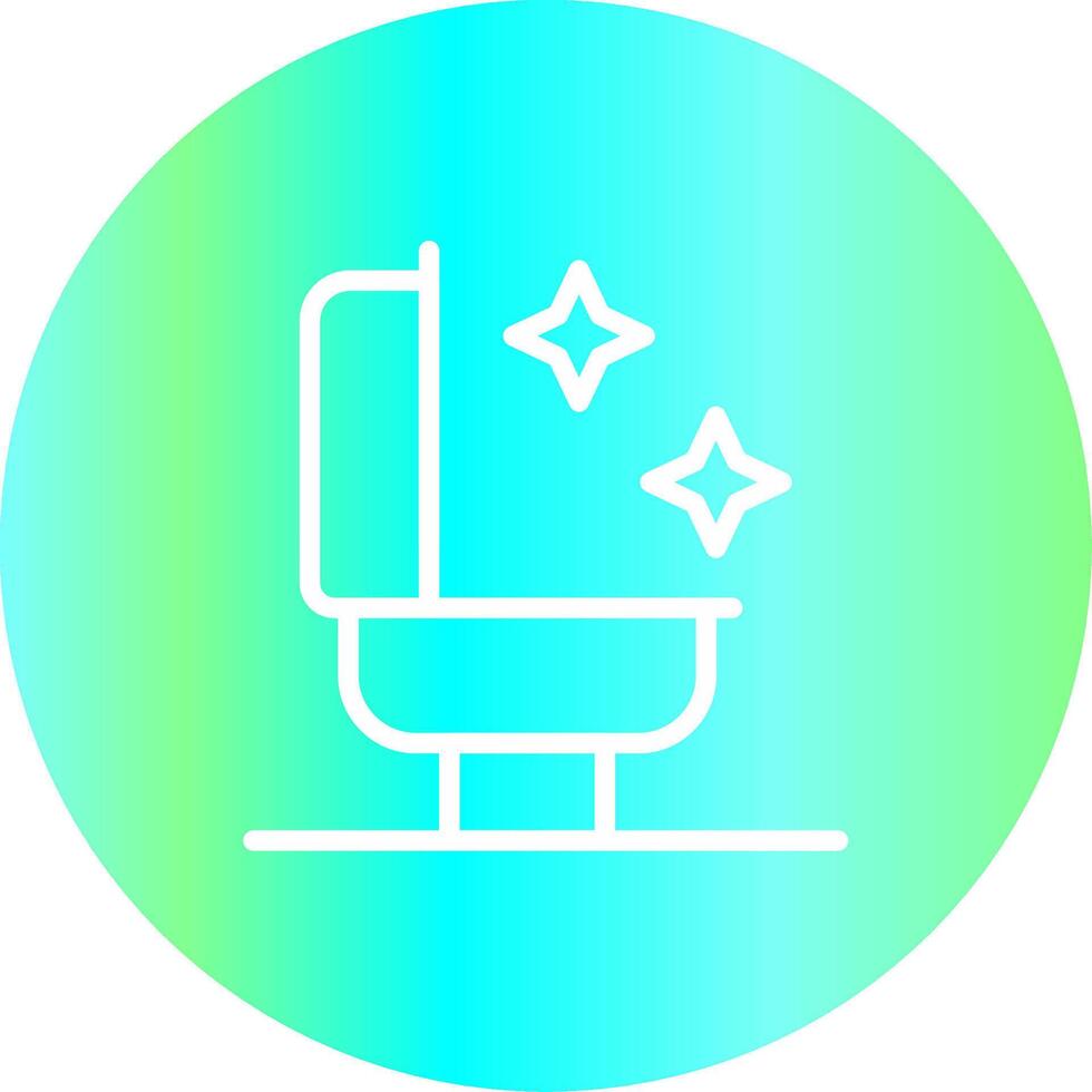 Bathroom Cleaning Creative Icon Design vector