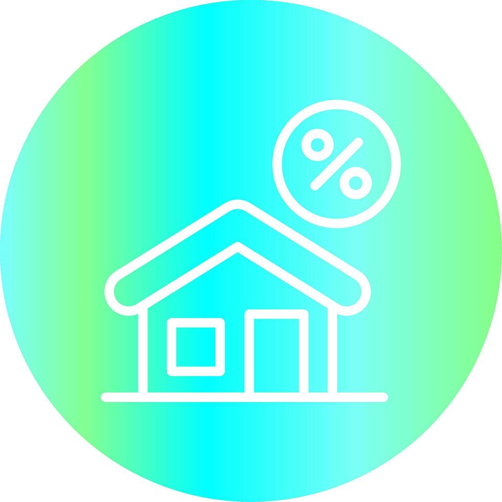 Home Mortgage Creative Icon Design vector