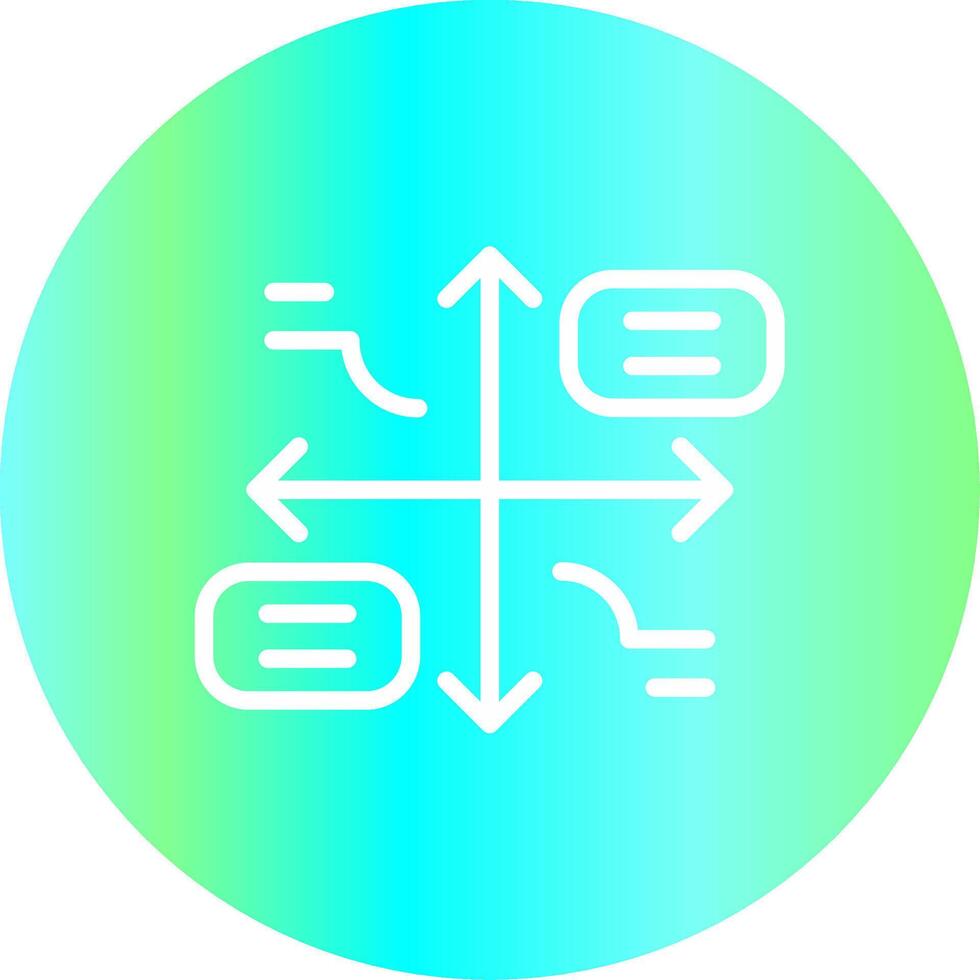 Grid Matrix Creative Icon Design vector