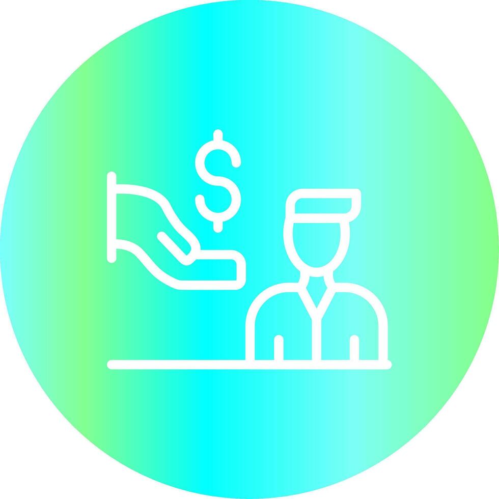 Dealer Prep Fees Creative Icon Design vector