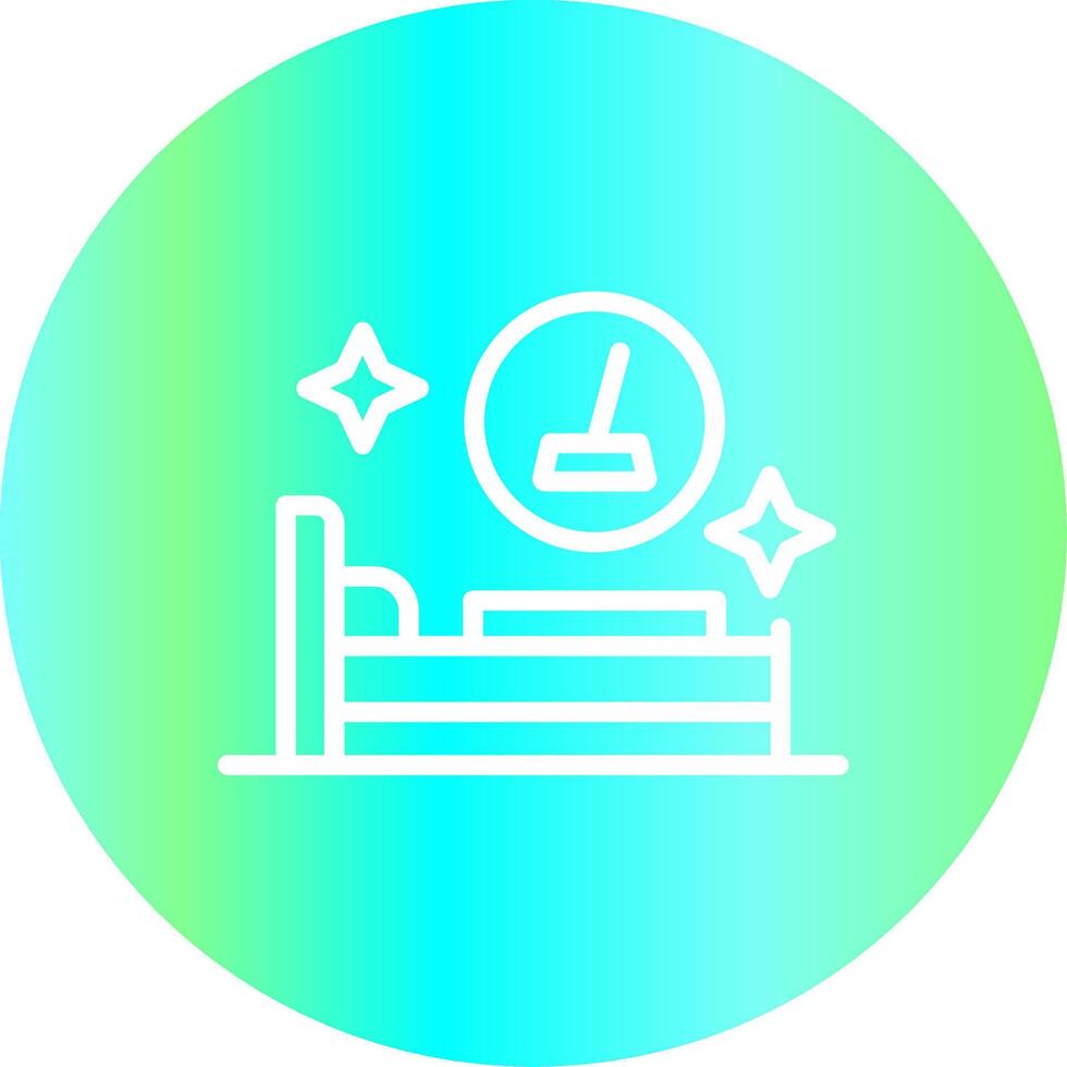 Airbnb Cleaning Creative Icon Design vector