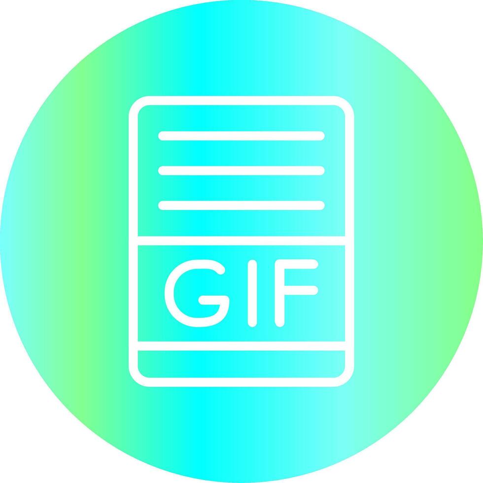GIFs Creative Icon Design vector