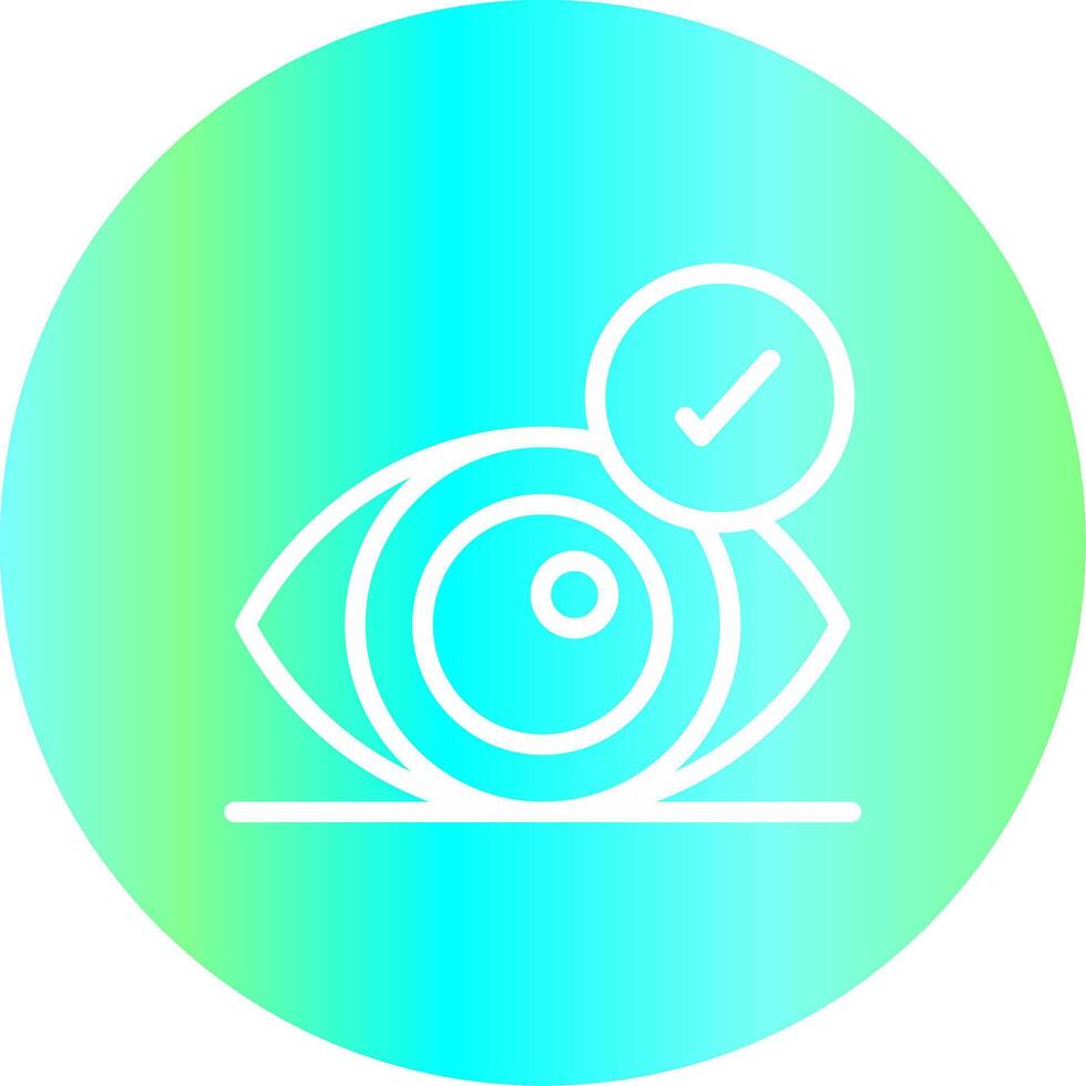 Healthy Eye Creative Icon Design vector