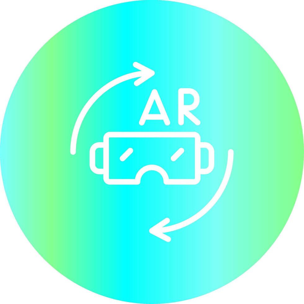 Vr Glasses Creative Icon Design vector