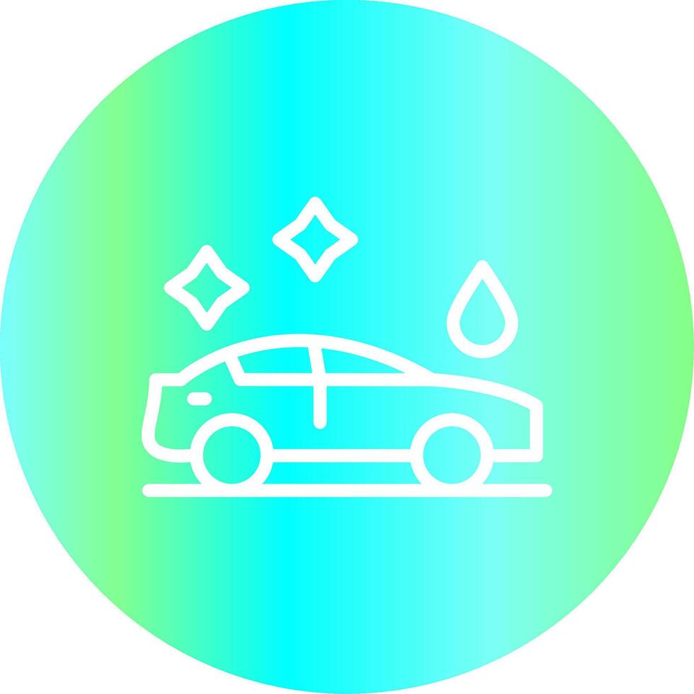 Car Wash Creative Icon Design vector