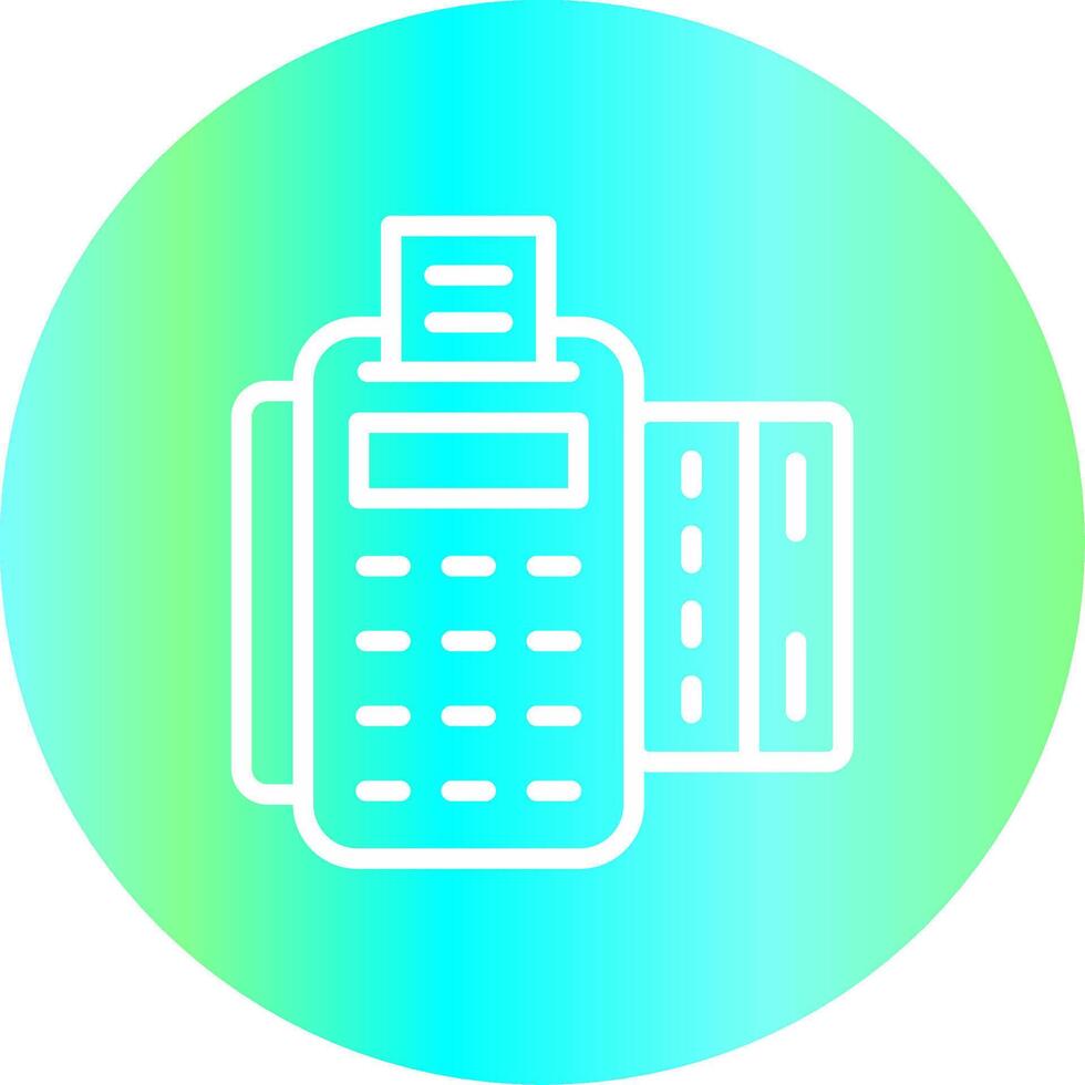 Card Machine Creative Icon Design vector