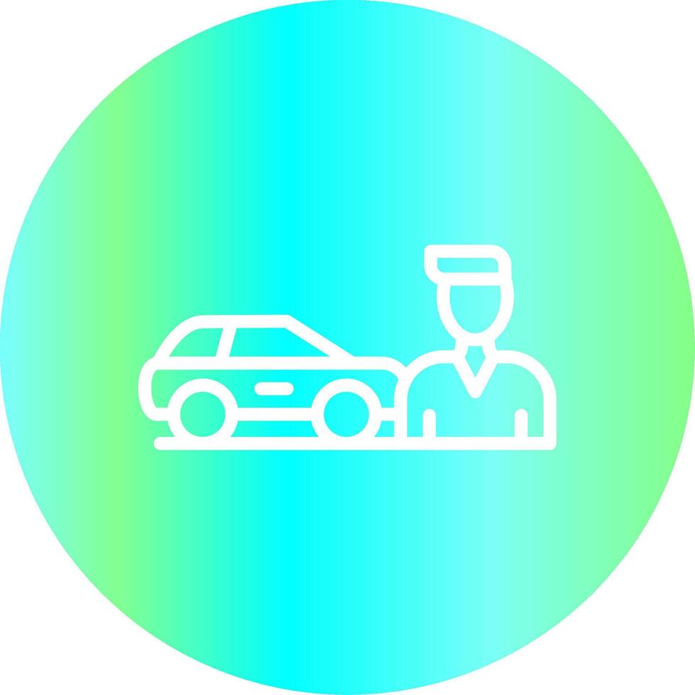 Used Car Dealership Creative Icon Design vector