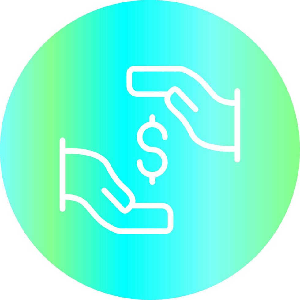 Buyout Price Creative Icon Design vector