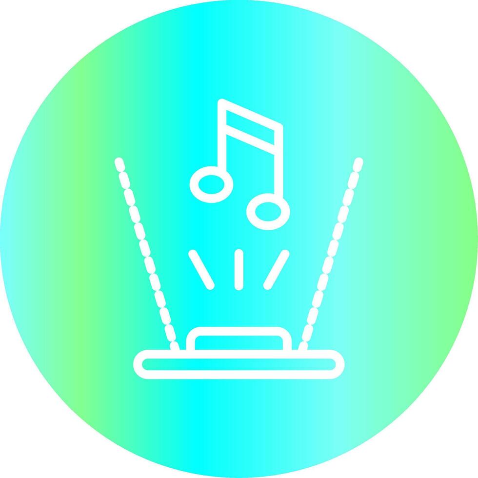 Ar Music Creative Icon Design vector