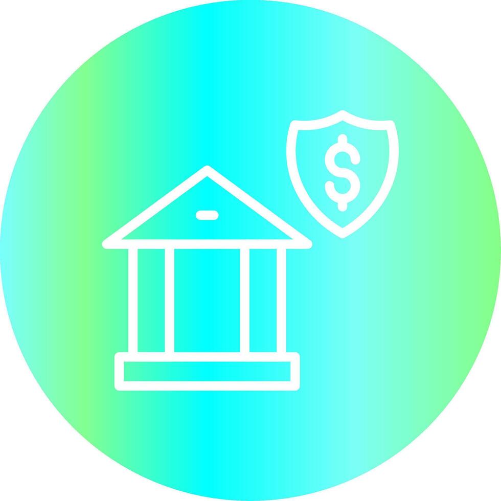Banking Security Creative Icon Design vector
