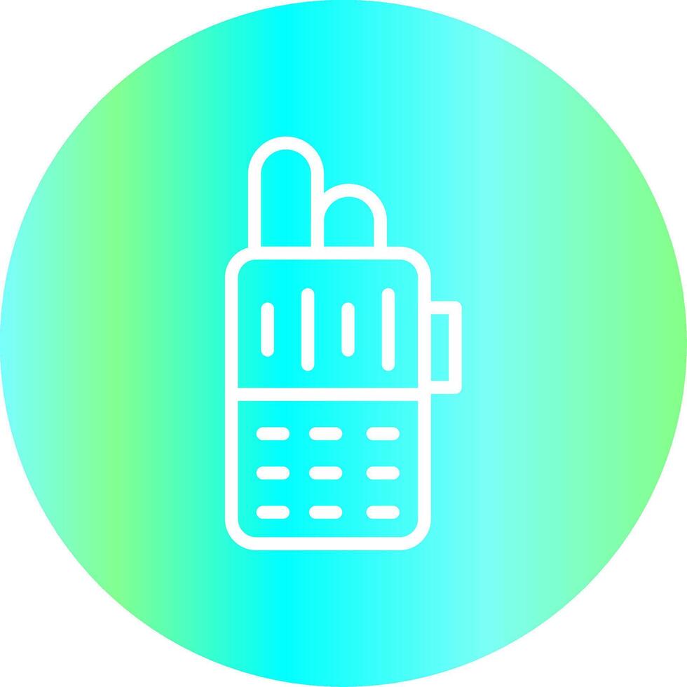 Walkie Talkie Creative Icon Design vector