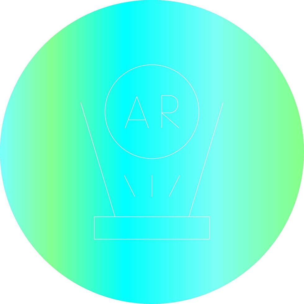 Augmented Reality Creative Icon Design vector