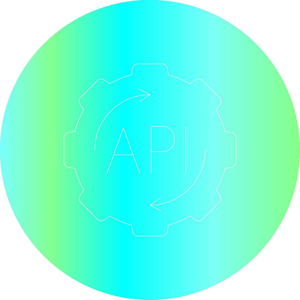 API Creative Icon Design vector