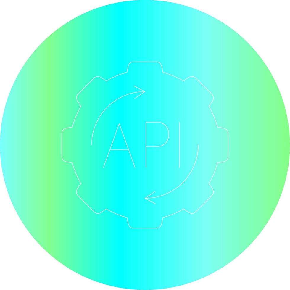 API Creative Icon Design vector