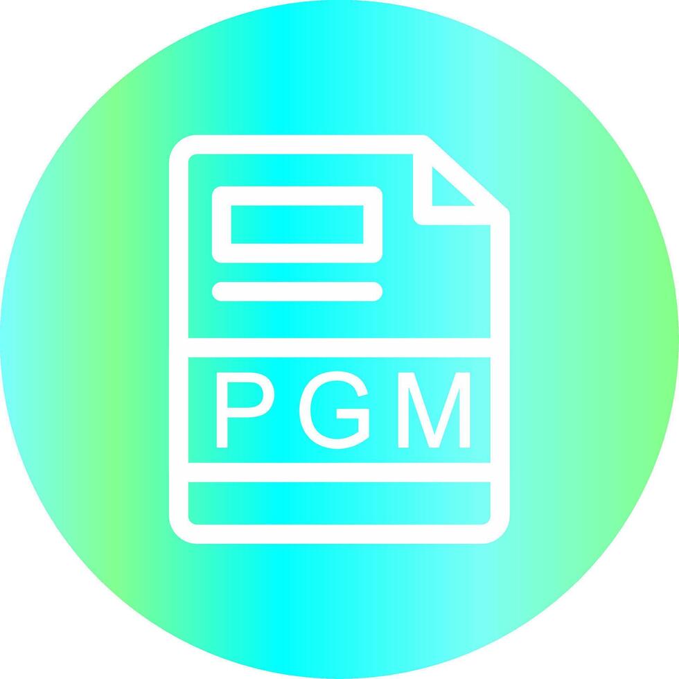 PGM Creative Icon Design vector