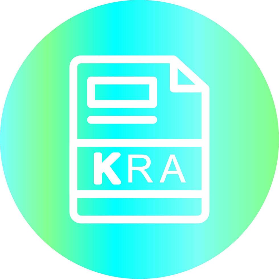 KRA Creative Icon Design vector