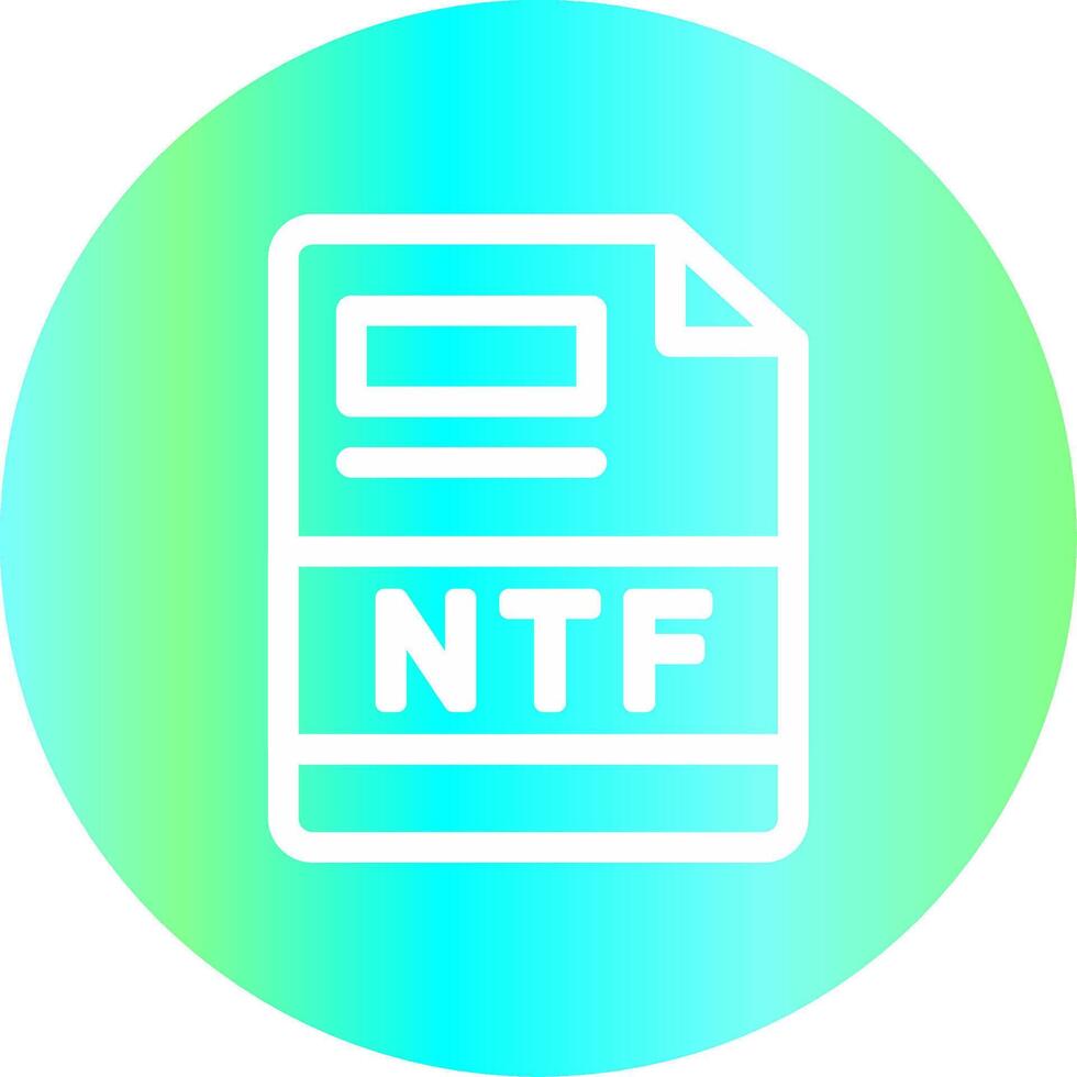NTF Creative Icon Design vector