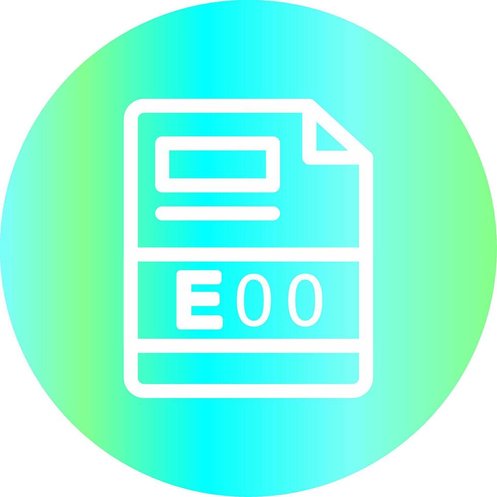 E00 Creative Icon Design vector
