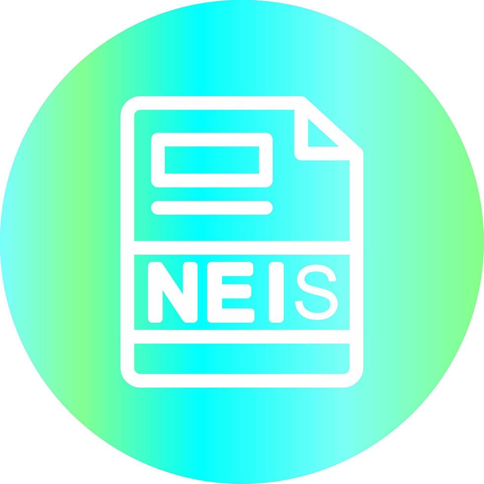 NEIS Creative Icon Design vector