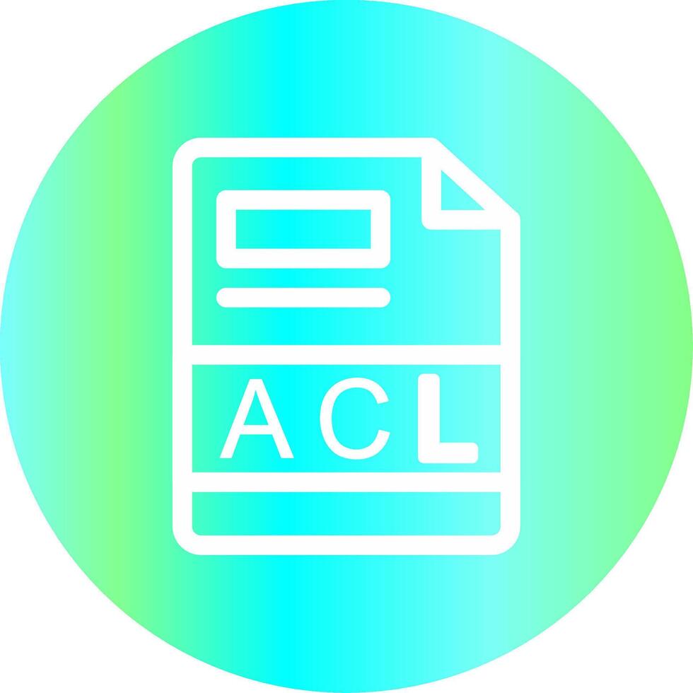 ACL Creative Icon Design vector