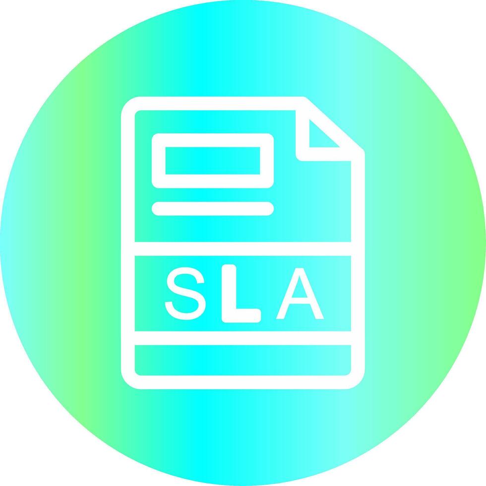 SLA Creative Icon Design vector