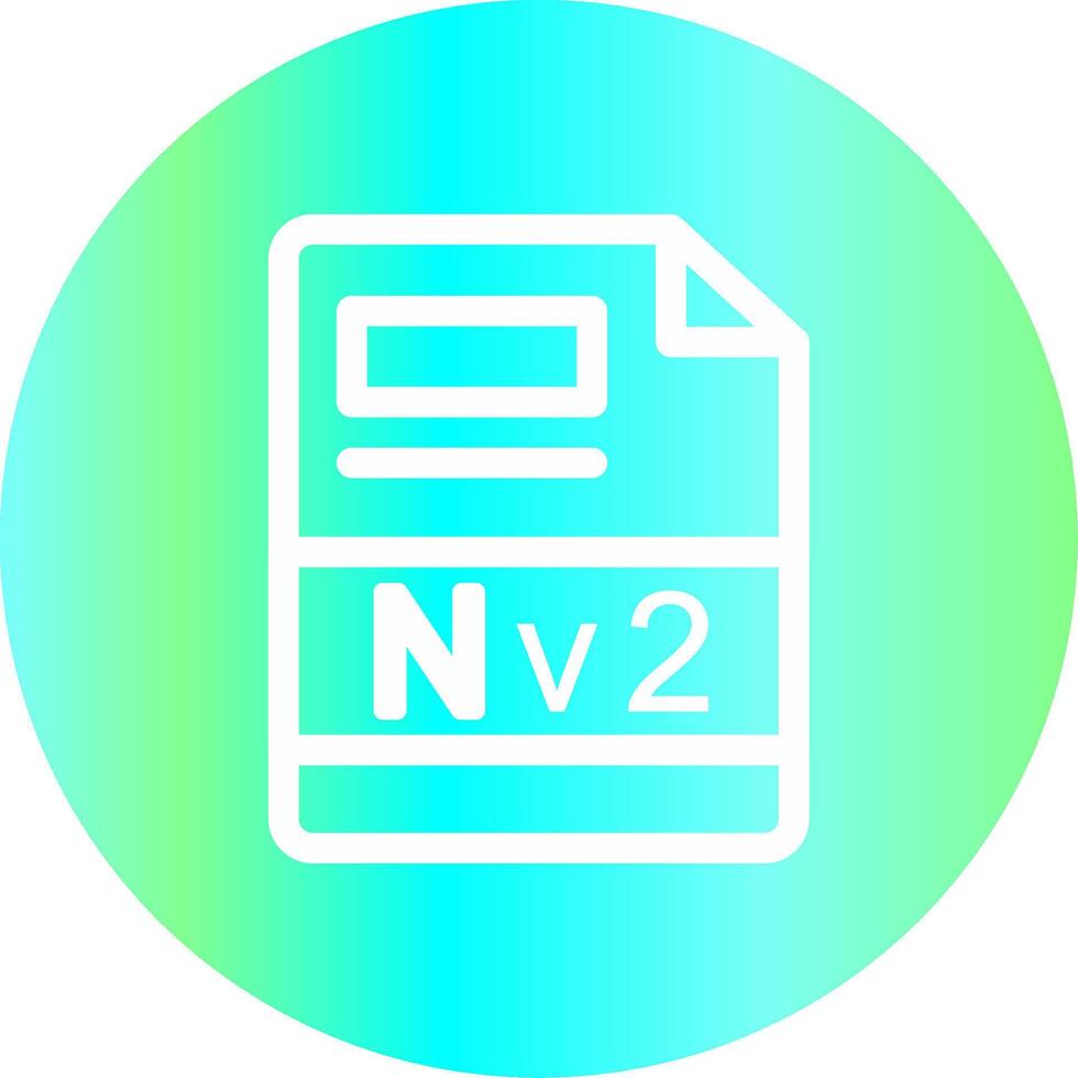 NV2 Creative Icon Design vector
