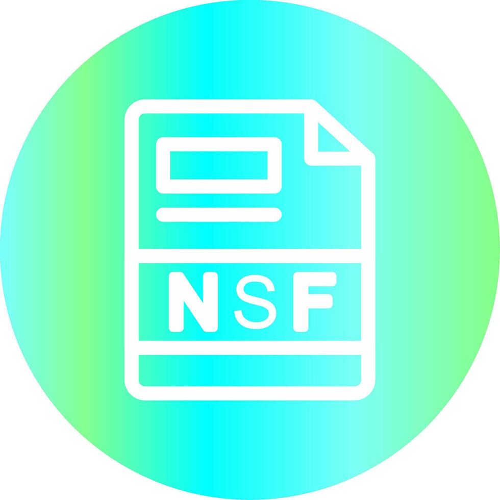 NSF Creative Icon Design vector