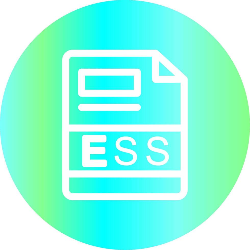 ESS Creative Icon Design vector