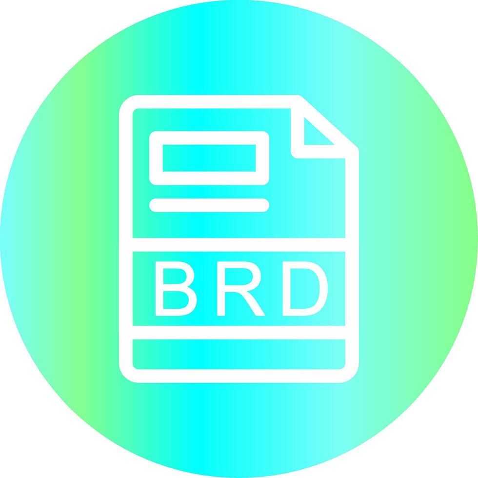 BRD Creative Icon Design vector