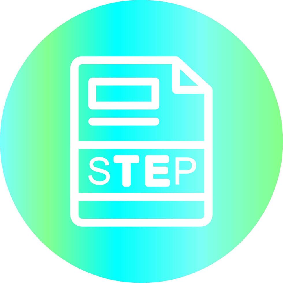 STEP Creative Icon Design vector