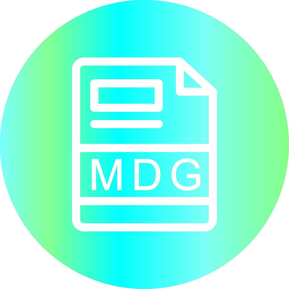 MDG Creative Icon Design vector
