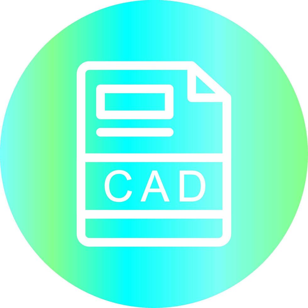 CAD Creative Icon Design vector