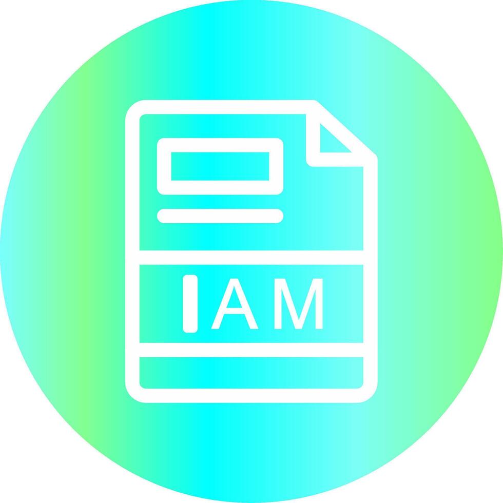 IAM Creative Icon Design vector