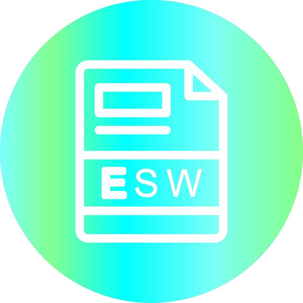 ESW Creative Icon Design vector