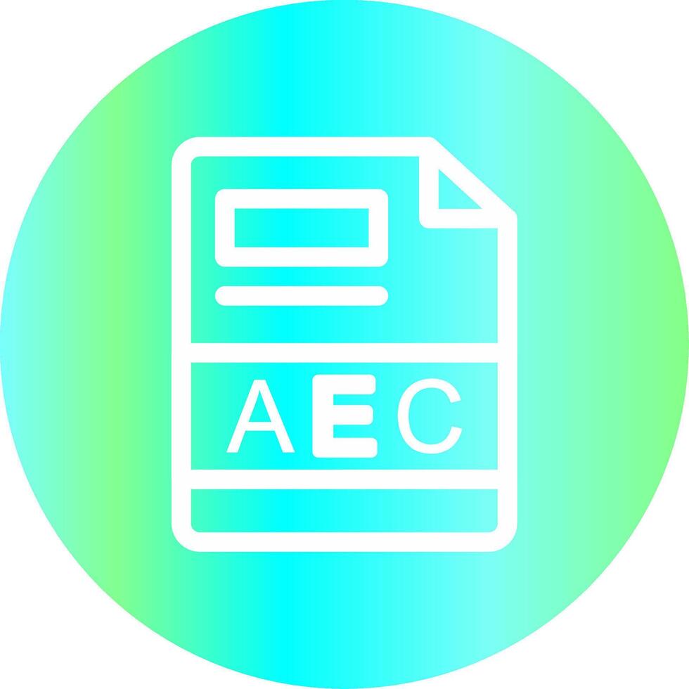 AEC Creative Icon Design vector