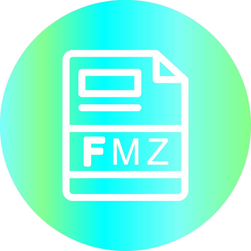 fmz creativo icono diseño vector