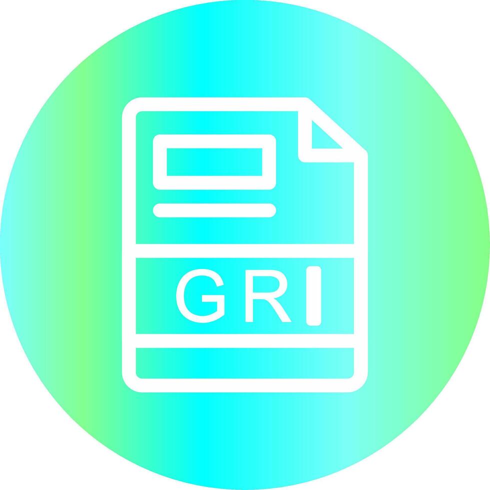 GRI Creative Icon Design vector