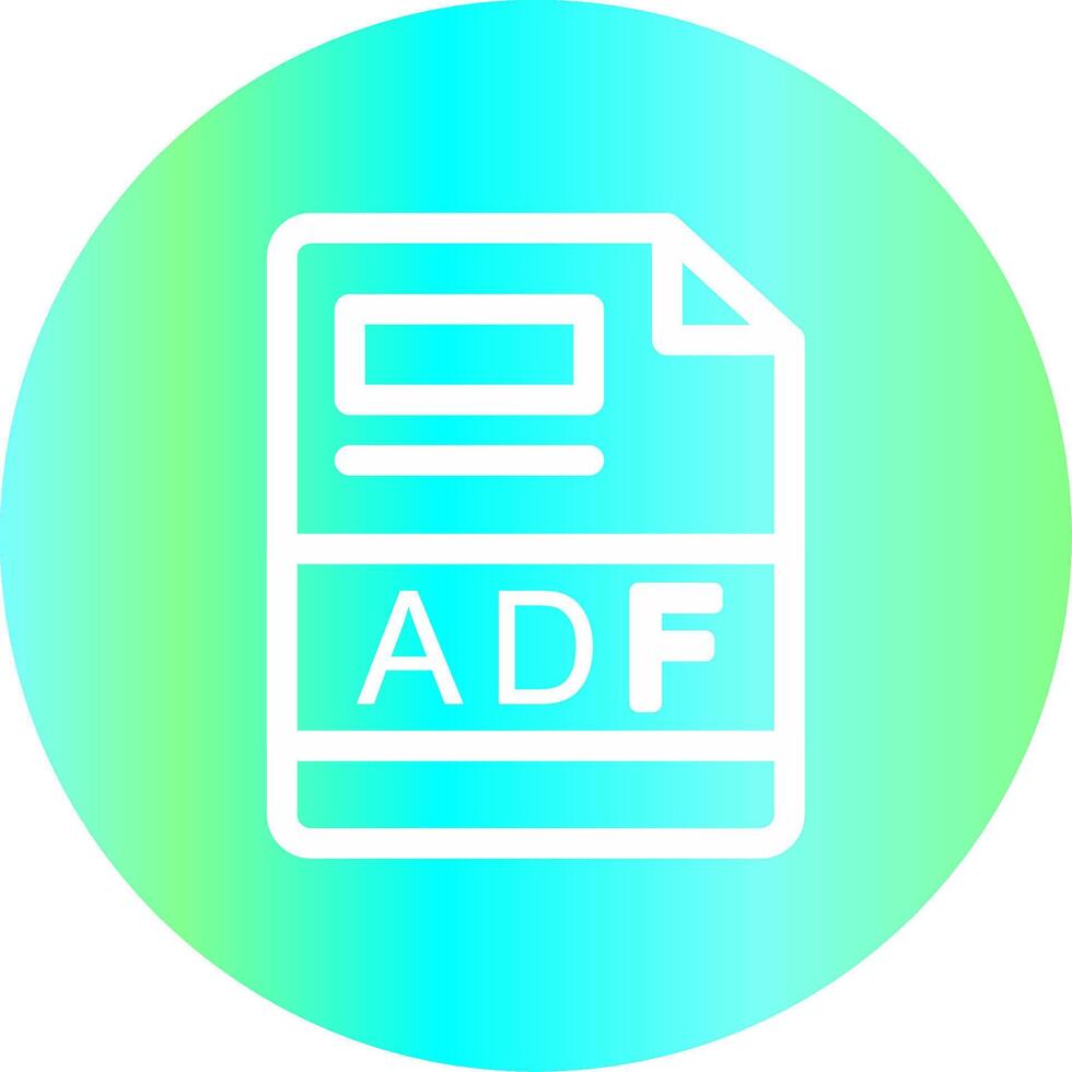 adf creativo icono diseño vector