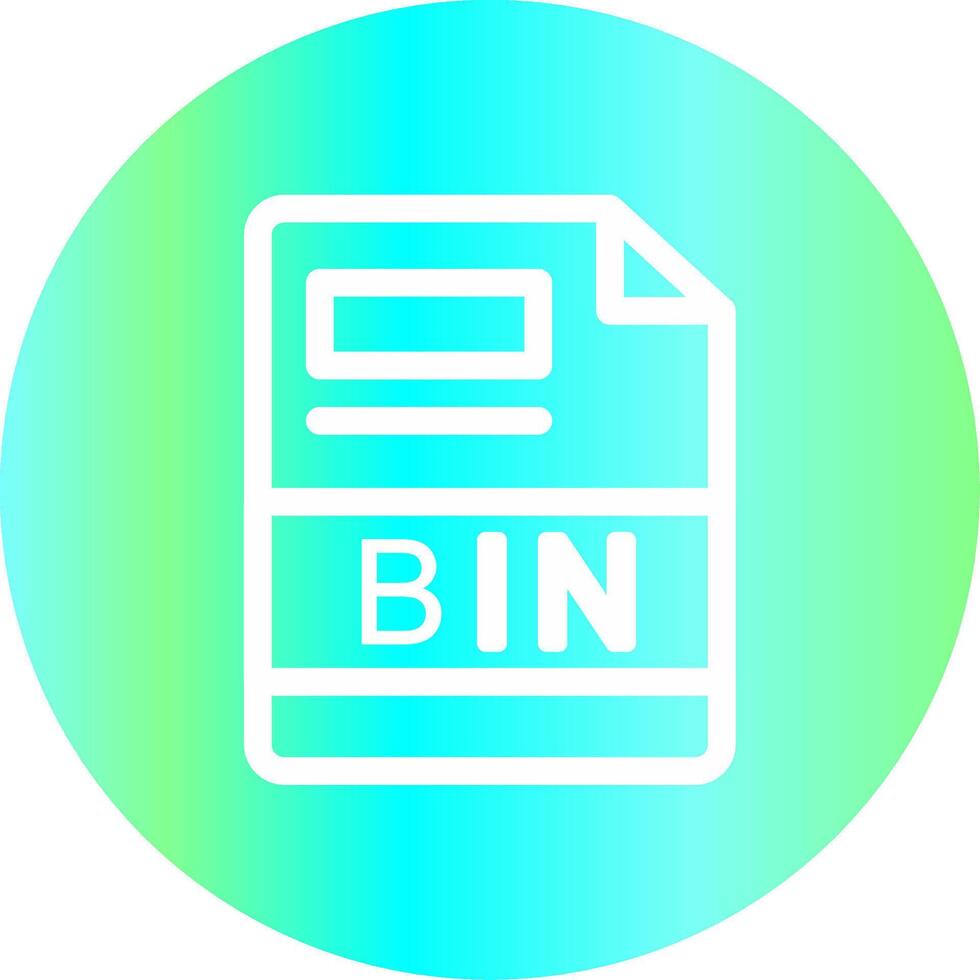 BIN Creative Icon Design vector